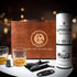 Laphroaig 10 Year Old Whisky 70cl Wooden Gift Box with Accessories